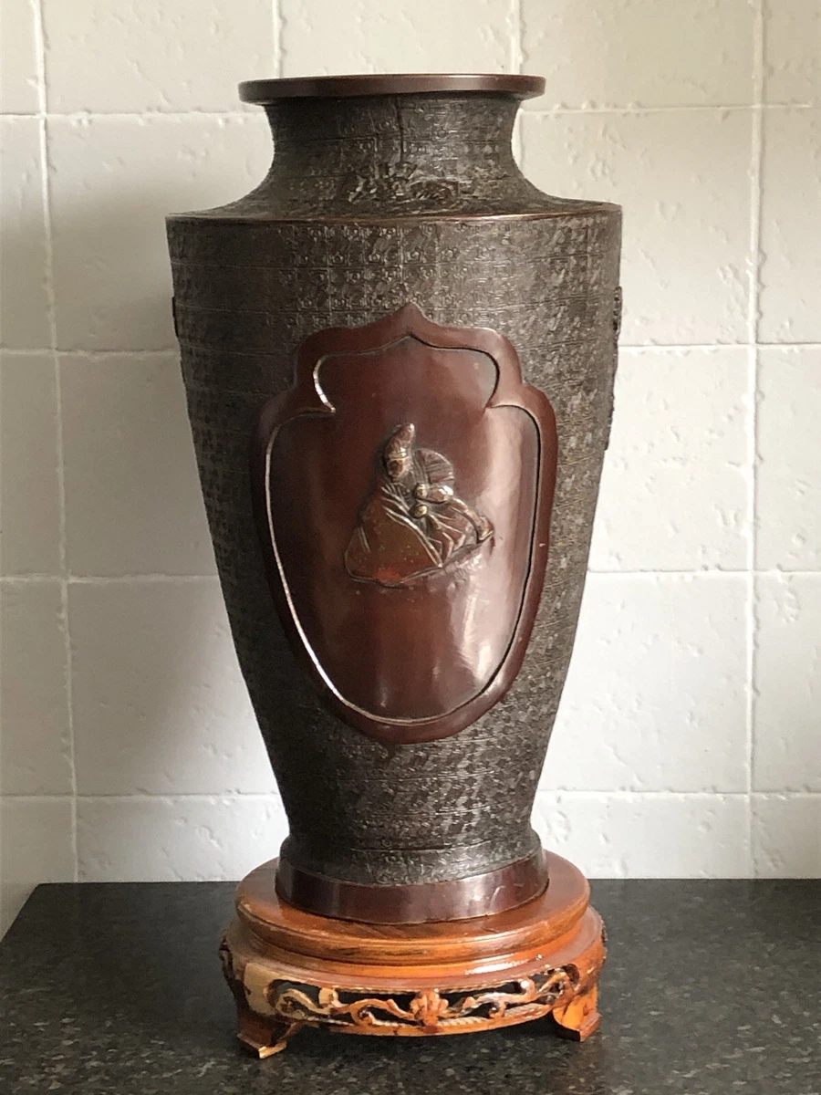 青铜日本花瓶1900-1940 | eBay