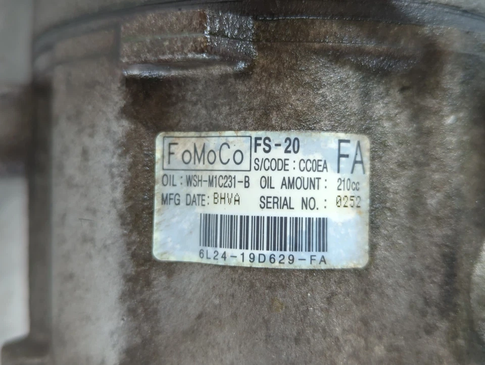 Compresor de aire acondicionado Mercury Mountaineer 2006-2010 fabricante original ZGZB1 Foto 2 de 4