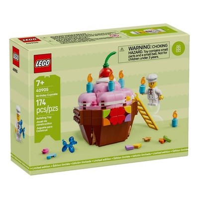 LEGO Birthday Cupcake 40905 Limited Edition Chef Gift Brand New Sealed Fast Ship