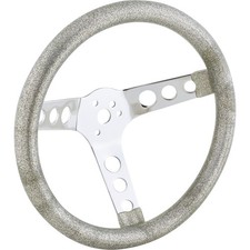 Speedway 11-12 Inch Silver Metalflake Steering Wheel 3-12