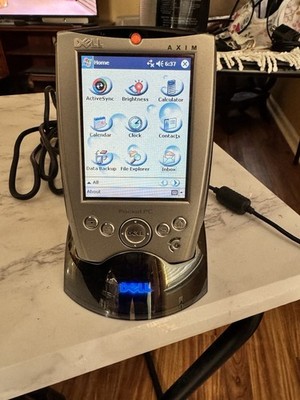 Dell AXIM X5 Pocket PC PDA with Charging Dock, Case, USB charger and PowerSupply