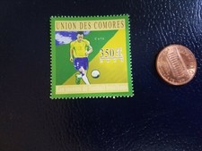 Marcos Evangelista de Morais CAFU Brazil 2010 Soccer Union Des Comores Stamp