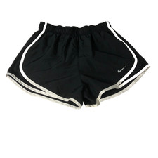 Nike Dri Fit Women  s Running Bikini Lined Drawstring Shorts S Black