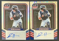 2026 Panini Stars & Stripes Ryder Helfrick 2x Auto Lot USA Disco Refractor /149
