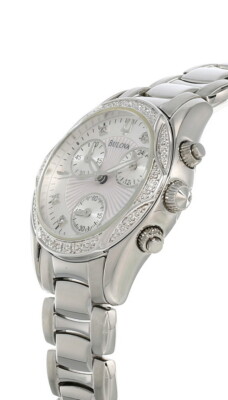 New Bulova Chrono 32MM Silver Dial SS Women display picture 1