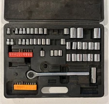 For Parts Spare Pass Through Socket Ratchet Screw Bit Tool Set Good Replacements
