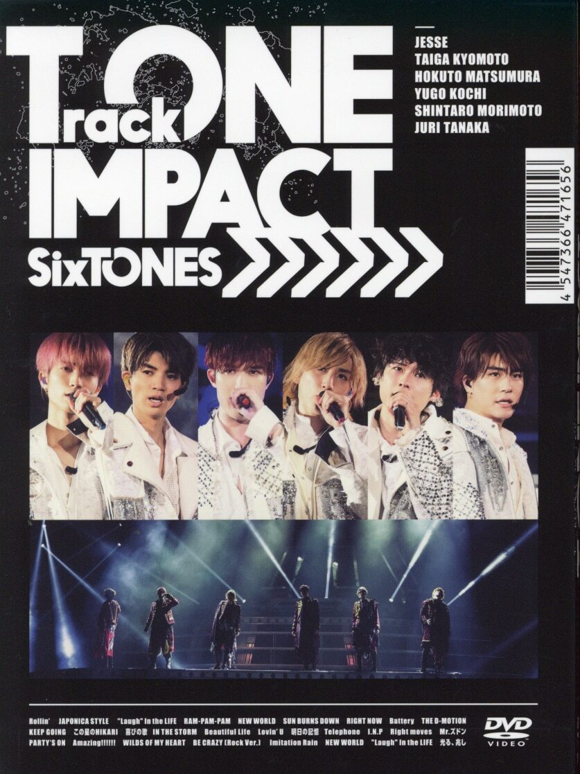 SixTONES TONE IMPACT DVD 、1st&2nd CD DVD SixTONES First Edition Limited Ed Disc TrackONE-IMPACT