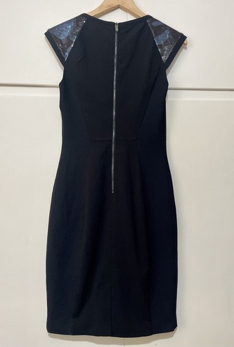 Ted Baker Namora Camouflage Sequin Dress black blue UK Size 10 (Ted Baker 2) - Picture 5 of 10