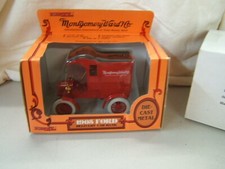 Vtg Ertl 1905 Ford Delivery Car Coin Bank Montgomery Ward Co. 1:25 Scale 6th