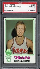 1973 Topps Basketball #146 Tom Van Arsdale PSA 9