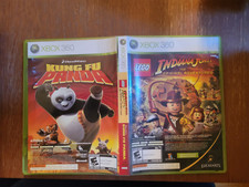 LEGO Indiana Jones + Kung Fu Panda Combo Pack Xbox 360 AD Complete CIB - (See..