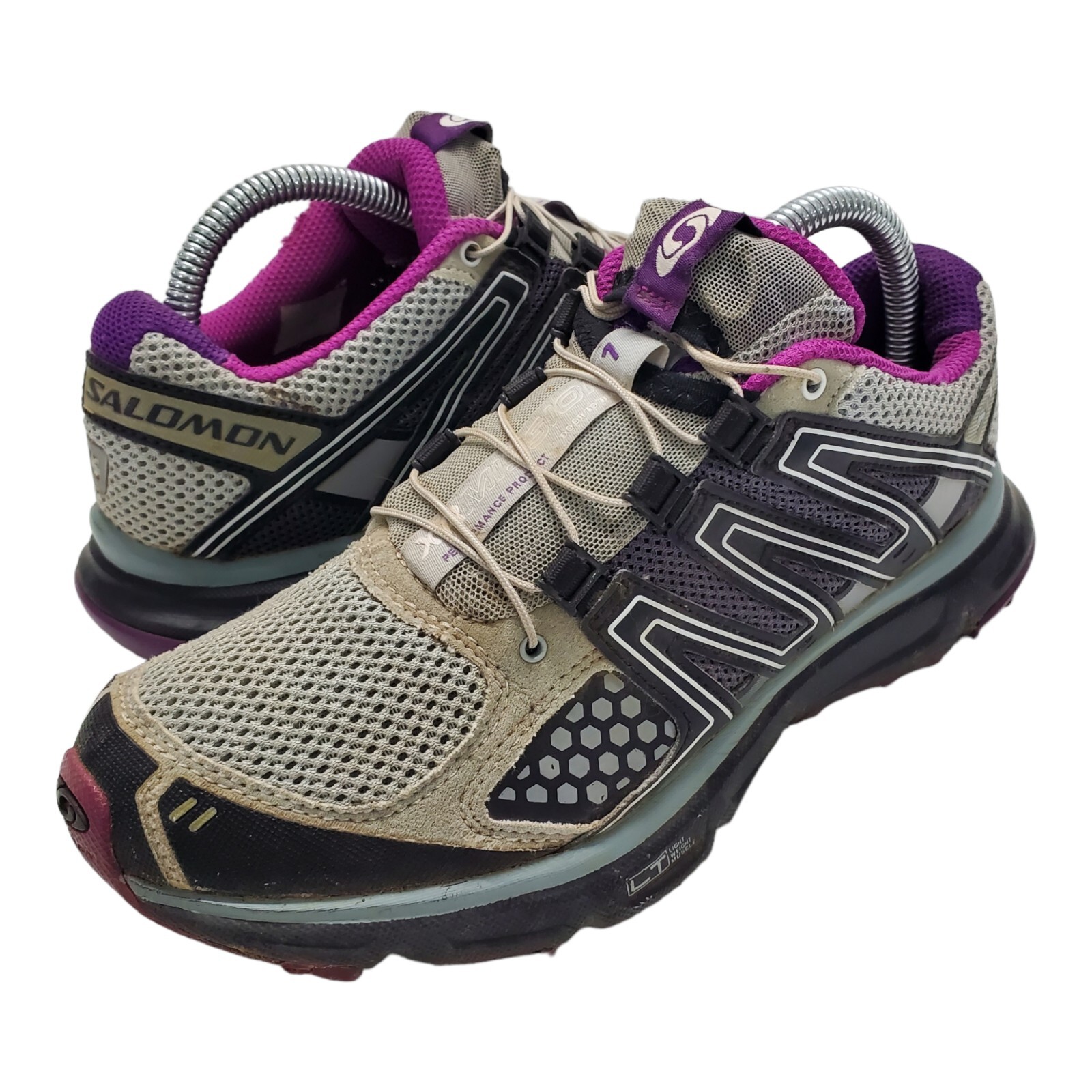 SALOMON Scarpe XR MISSION 3 Donna Taglia 7.5 Grigio Nero Sneaker da Escursionismo 327825