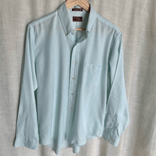 Cambridge Classics by Mervyn's Mint Green Button-Up Shirt - Made in USA - Size L