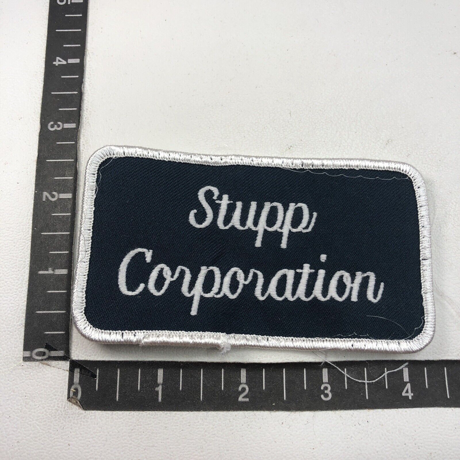 used-recycled-stupp-corporation-advertising-uniform-patch-00dj-ebay