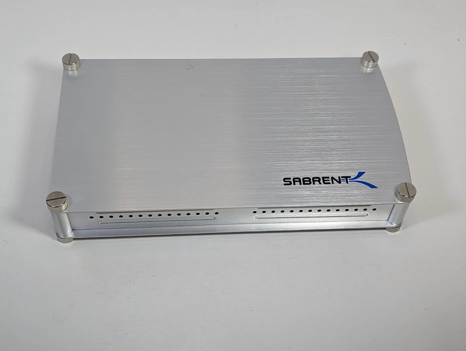 Sabrent 3.5” SATA/IDE ALUMINUM HARD DRIVE ENCLOSURE + 250GB Western Digital HDD - Image 3 of 4
