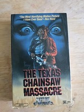 Texas Chainsaw Massacre Media Betamax Not VHS All Flaps Intact Rare Horror