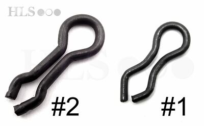 DO IT MOULD LOOPS Dull black plated - lead loops, sinker eyes, mould eyes