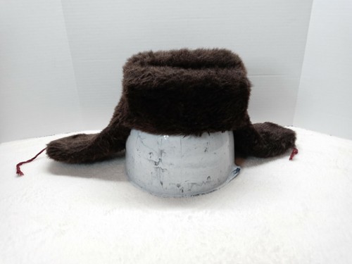 dark brown fur hat