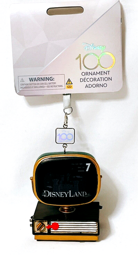 Disney 100 Light-Up & Sound Magic Sketchbook Ornament – Disneyland Retro TV - Picture 2 of 16