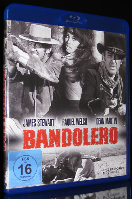 BLU-RAY BANDOLERO - WESTERN mit JAMES STEWART + DEAN MARTIN + RAQUEL WELCH * NEU