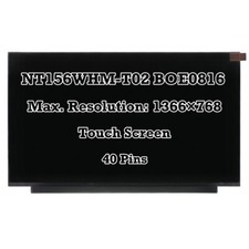 15.6'' LED LCD Display On-Cell Touch Screen NT156WHM-T02 BOE0816 1366x768 40Pins