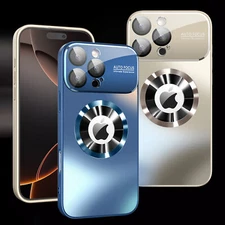 For iPhone 16 17 Pro Max 15 14 13 12 Shockproof Mag Safe Case Camera Lens Cover