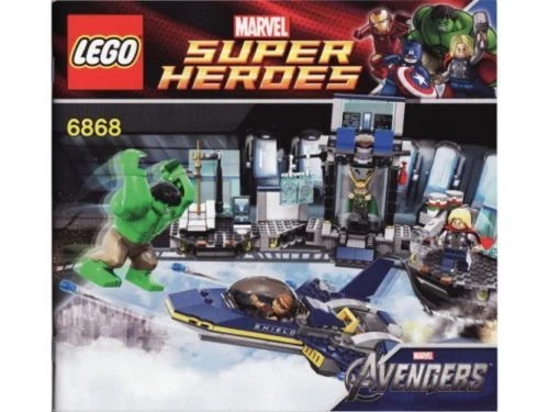 NEW INSTRUCTIONS ONLY LEGO HULK HELICARRIER BREAKOUT 6868 Batman