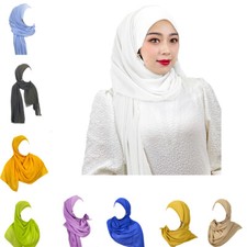 Amira Women One Piece Instant Scarf Hijab Muslim Pull On Headscarf Turban Shawl