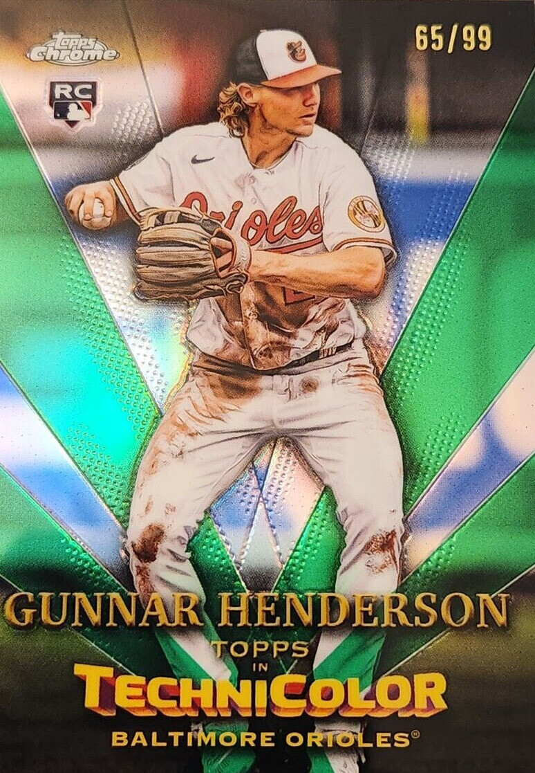 2023 Topps Chrome - Topps in Technicolor Green Refractor #TT-19 Gunnar ...