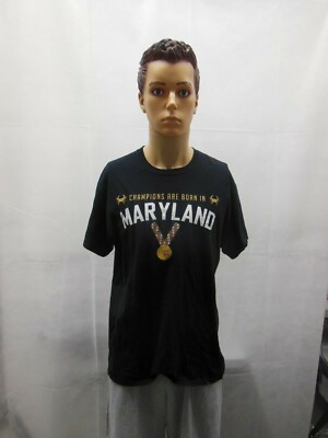 RMNB Champions Are Born in Maryland shirt Black Olympics Phelps Ledecky L