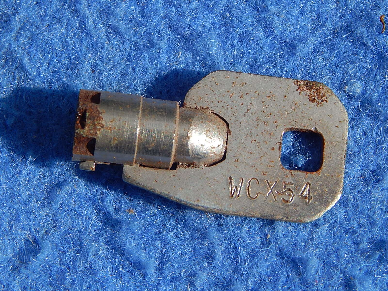 Wurlitzer Key WCX 054 Chicago Lock wall box or cash box key