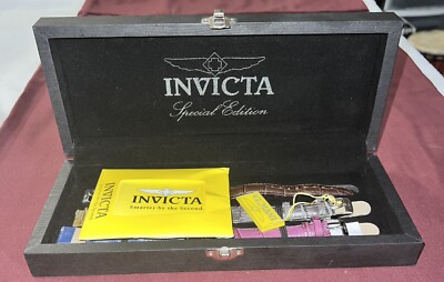★MIDNIGHT MOVE★ angel t white Invicta Ladies Quartz Watch Angel #15083 Special Edition w/5