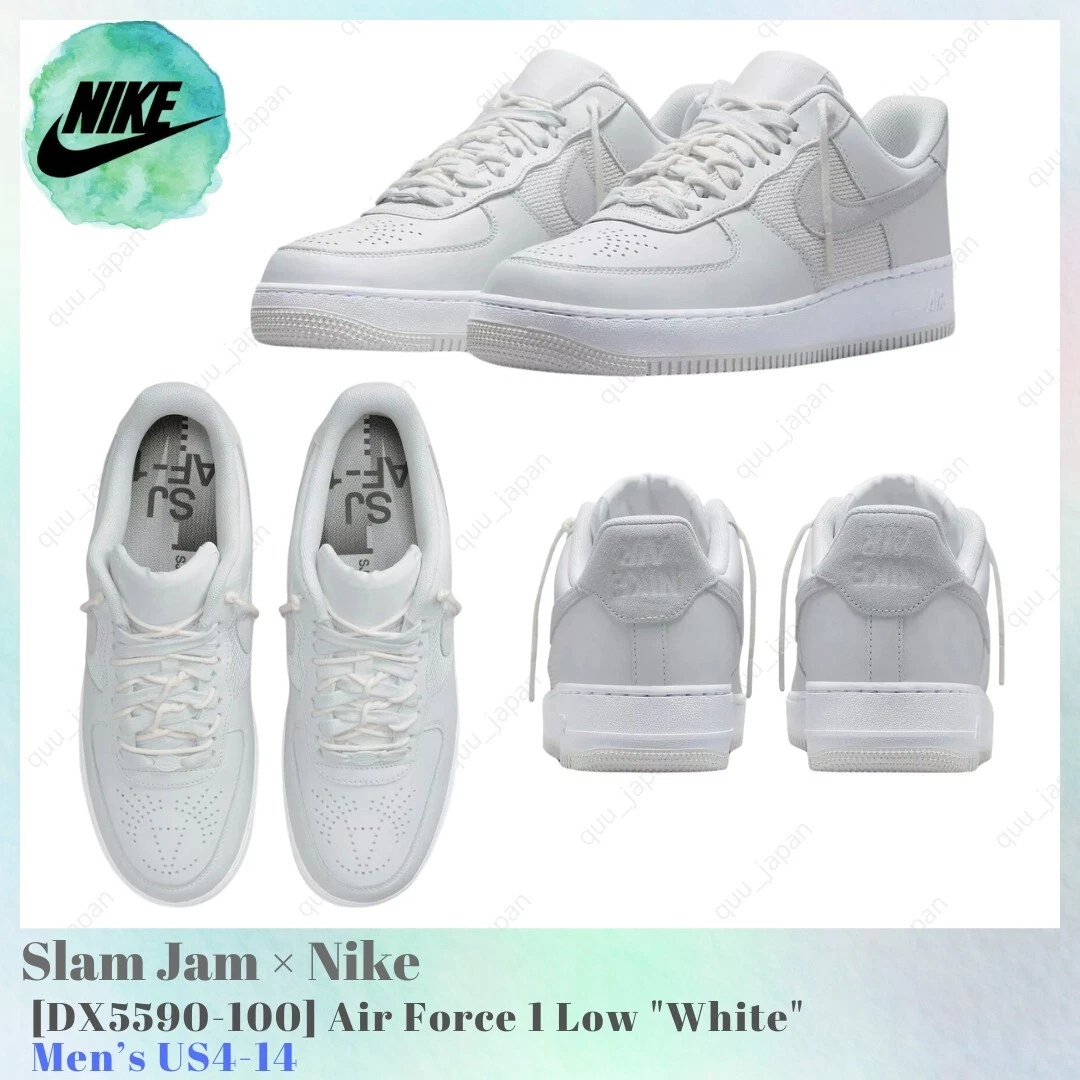 Preços baixos em Nike Slam Jam x Air Force 1 Low Triple White | eBay