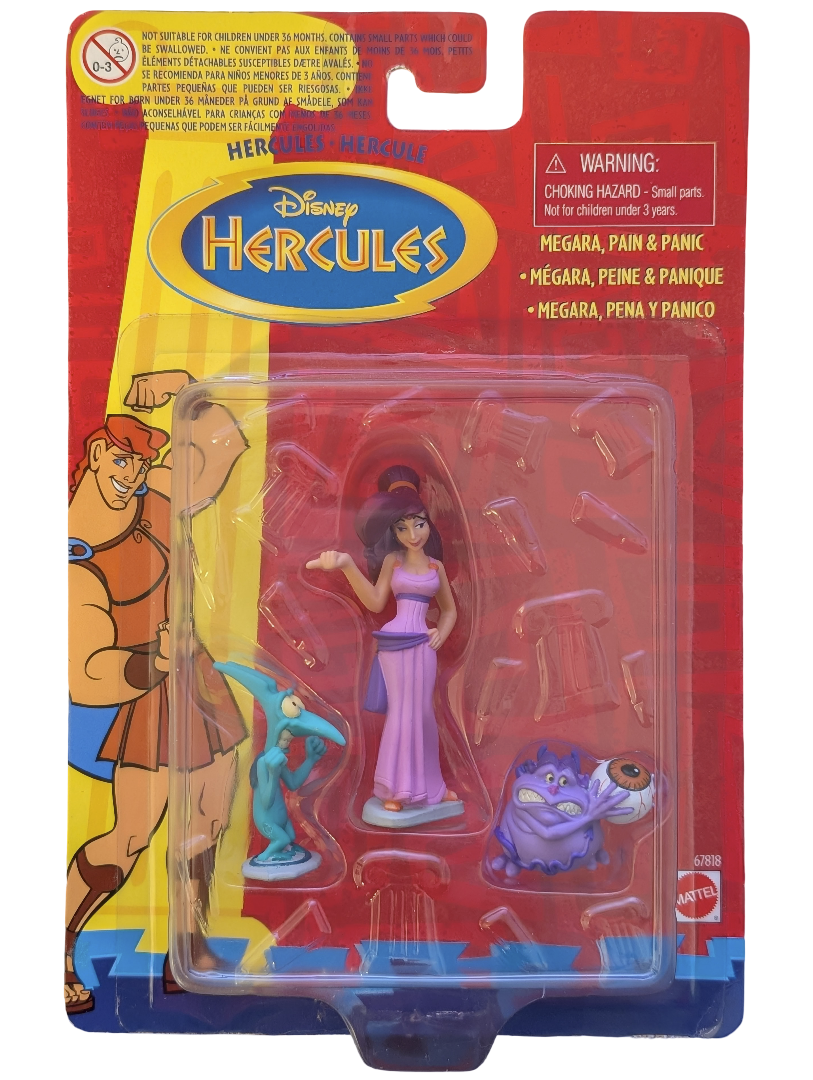 MATTEL ディズニー　HERCULES　フィギュア Disney Hercules Megara Pain & Panic Mattel Toy Action Figure | eBay