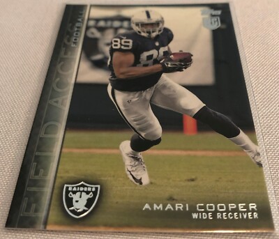 2015 Topps Football Amari Cooper Oakland Raiders Field Access rookie card #139