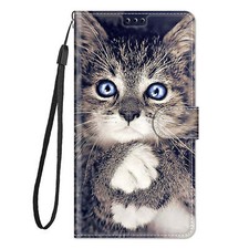 Cat Wallet Phone Case For Samsung iPhone OPPO Mi Redmi Moto Google Sony Honor