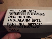 Simplex 4098-9784 Truealert Alarm Base Part No. 0677052 Simplex 4098-9784 Truealert Alarm Base Part No. 0677052