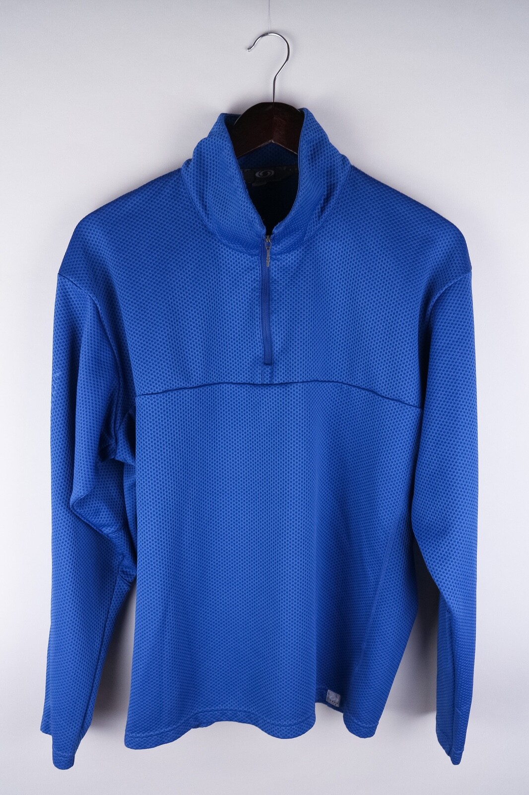 Salomon Uomo Track Jacket Activewear Tempo libero Pullover Blu Taglia L