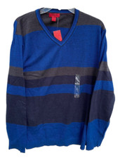 Alfani V-Neck Sweater Men's XL Slim Fit 100 Cotton MSRP 72 NWT