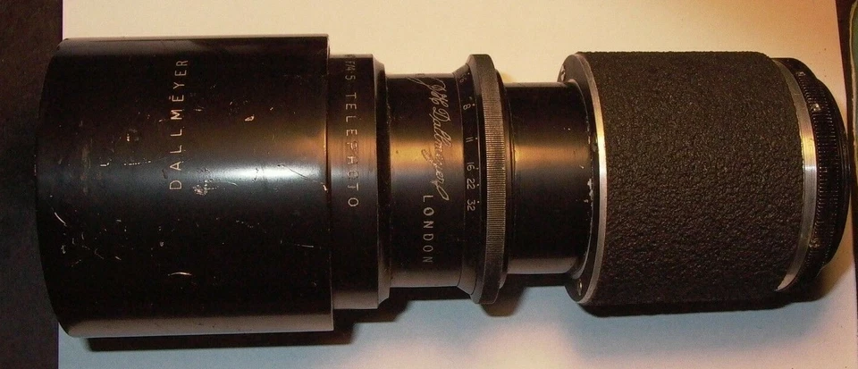 Dallmeyer Adon 14" 355mm F:4.5 no.144742 Telephoto 4x5" View camera 65mm Thread - Image 2 of 4