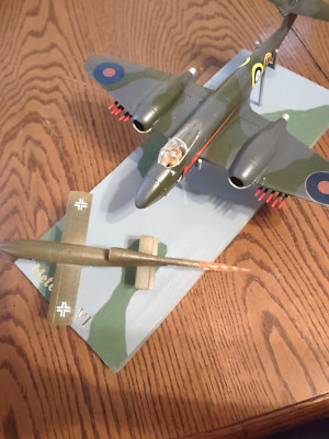 British Meteor Chasing a V1 German rocket