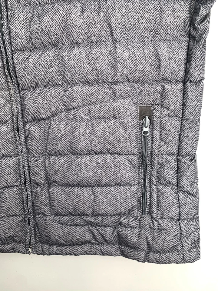 Chaleco acolchado Nautica empacable talla L grande gris espiga Foto 4 de 4