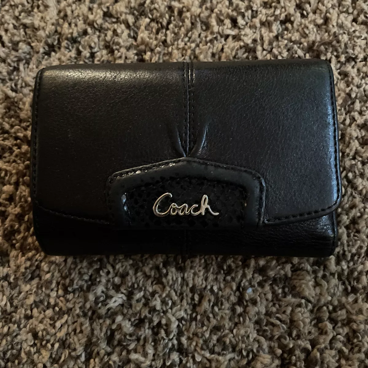 Coach Trifold Wallet - Men's Wallets - Black