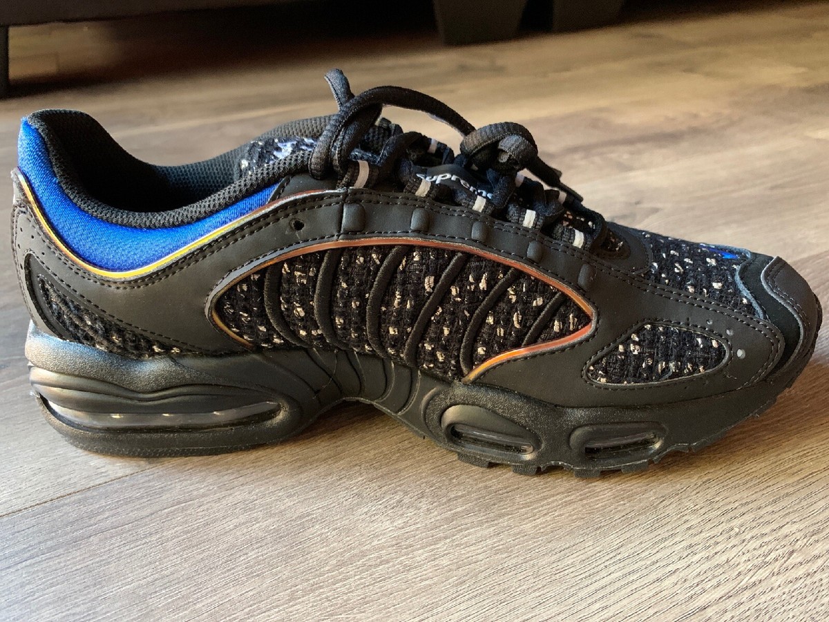 Supreme X Nike Air Max Tailwind 4 S 2019 Black Cobalt AT3854 Supreme X Nike Air Max Tailwind 4 S 2019 Black Cobalt AT3854