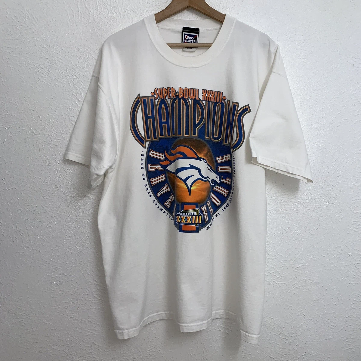 White denver cheap broncos shirt