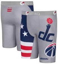 Ethika the Staple Basketball Washington Wizards Grey Boxer Briefs Mn's 3XL NIP