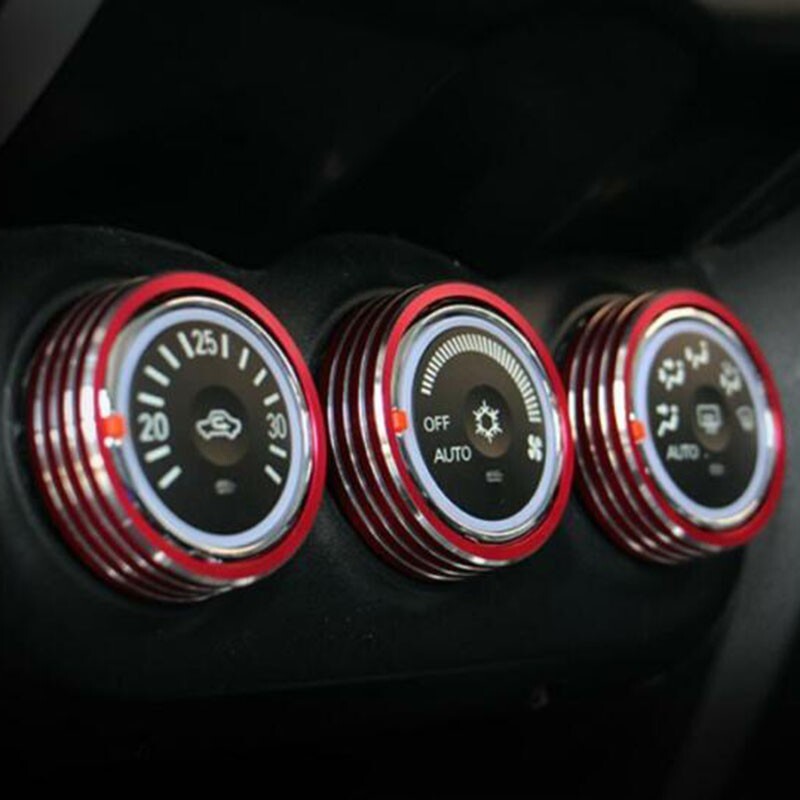 Knob Ring Covers Switch Trim ABS Plastic Decoration Accessories Useful
