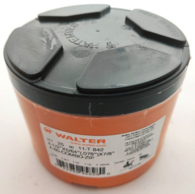 (25 PACK) Walter 11T842 4-1/2x5/64x7/8 Type 27 Combo Zip Deburring Cutting Wheel