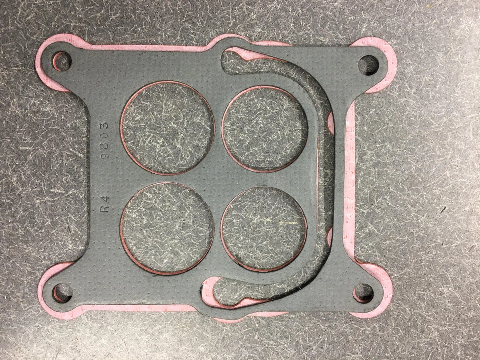 Junta base carburador Buick Riviera 1963 1964 1965 401 425 cabeza de clavo 63 64 65 Foto 3 de 3