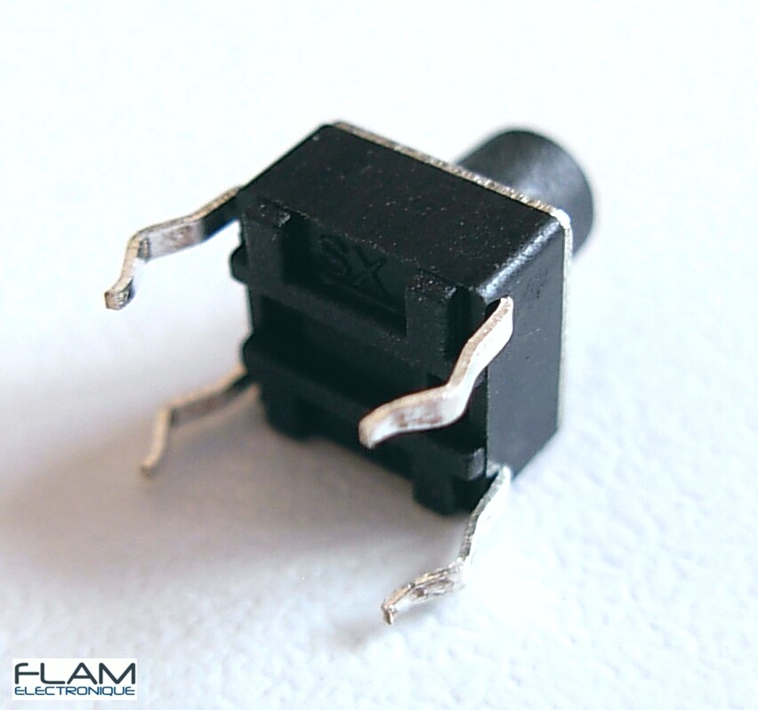 Lot De 2 Micro-interrupteurs 6x6x5mm - Bouton Tactile, Générique